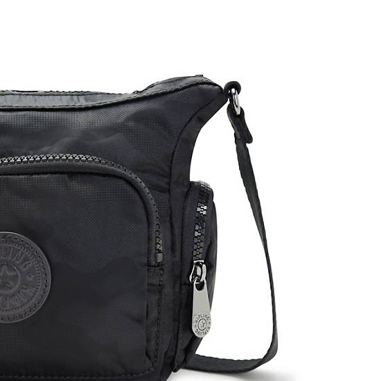 Kipling Gabbie Mini Crossbody Táska Fekete Camo | HU 1122ZU